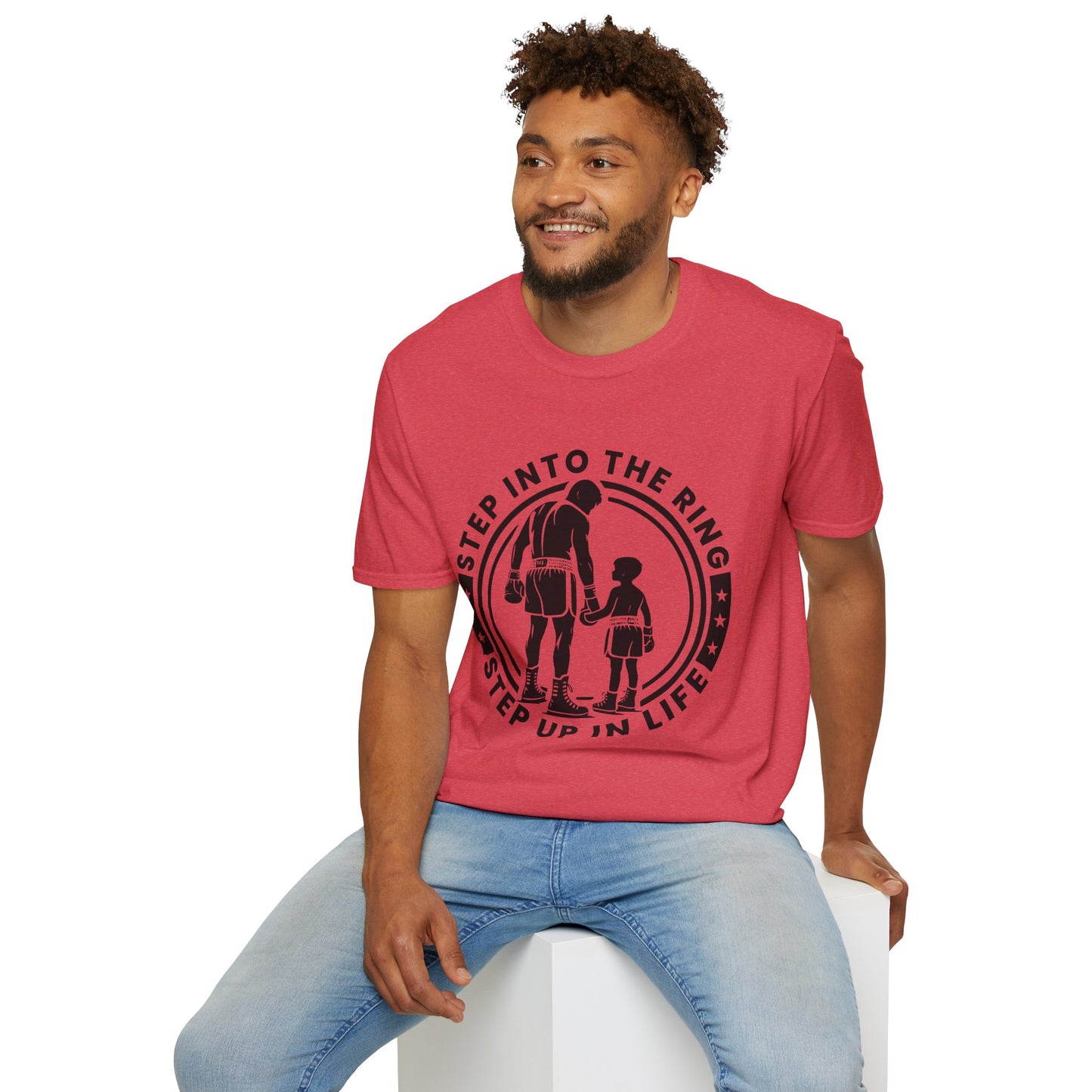 Step Into the Ring, Step Up in Life T-Shirt – A Call to Action