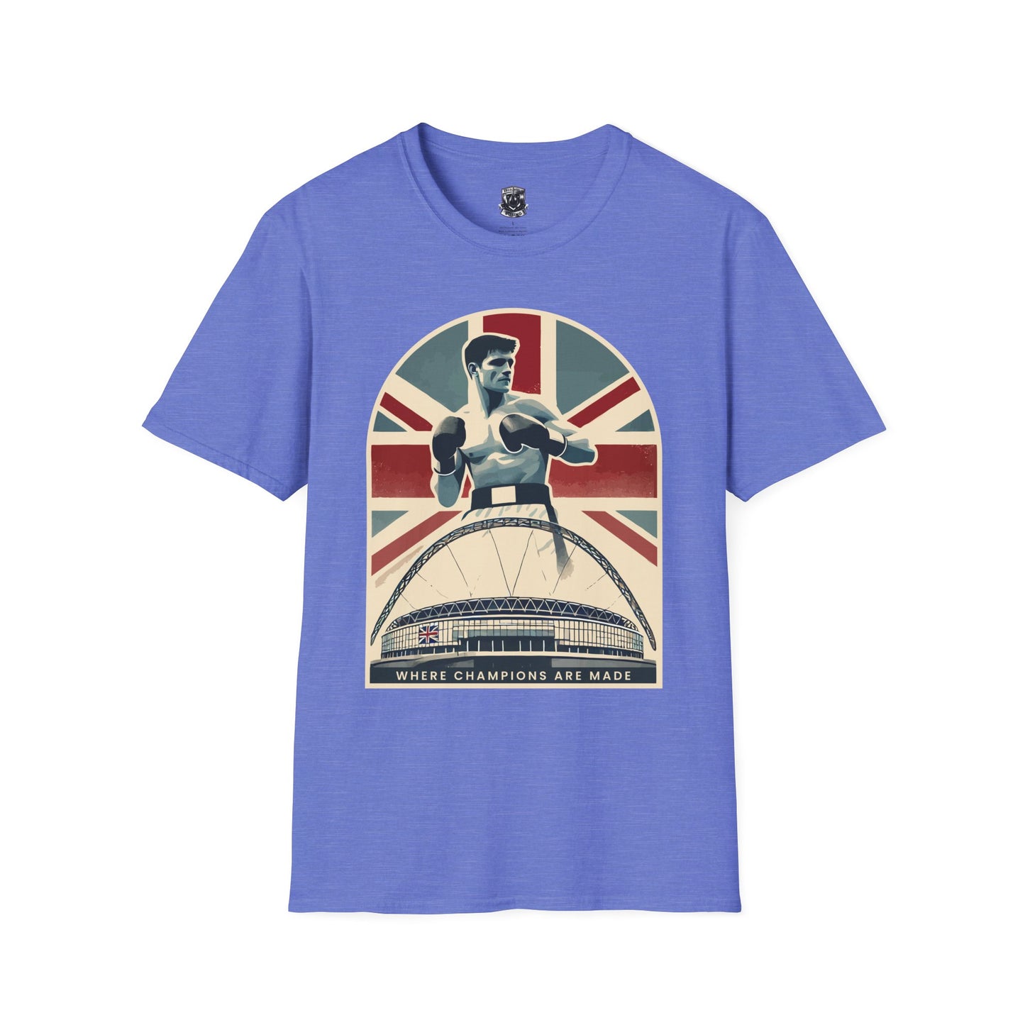 Where Champions Are Made UK Boxing T-Shirt – Wembley Stadium and British Pride