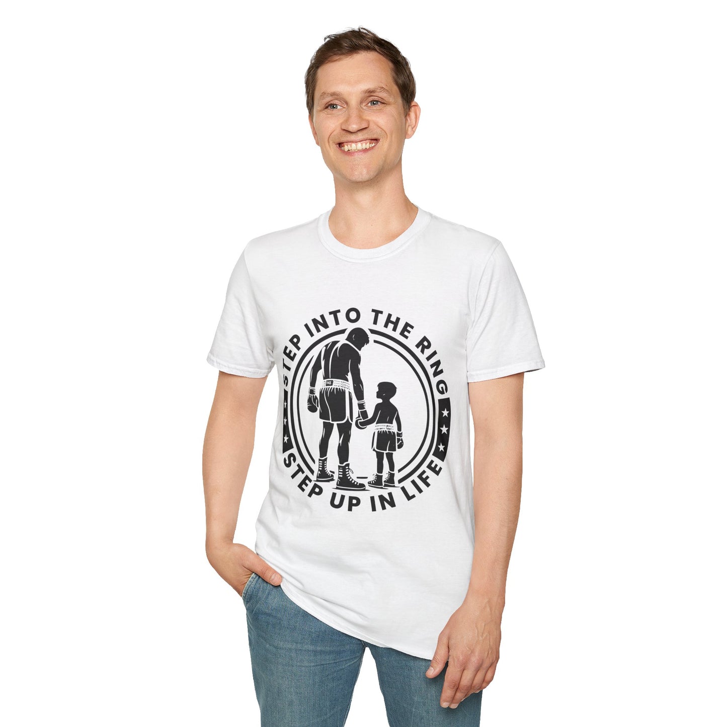 Step Into the Ring, Step Up in Life T-Shirt – A Call to Action